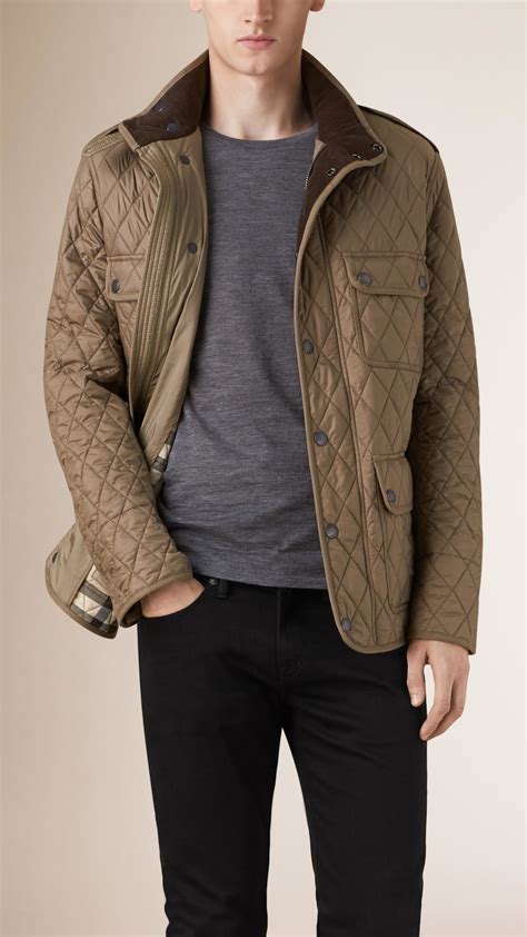 burberry beige jacke|Burberry quilted jacket.